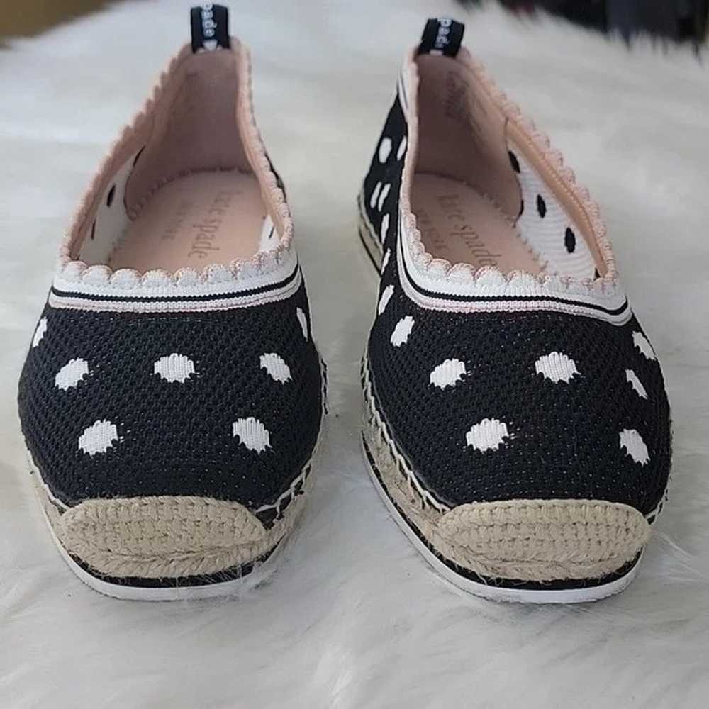 kate spade Knottingham Knit Black Espadrilles Whi… - image 4