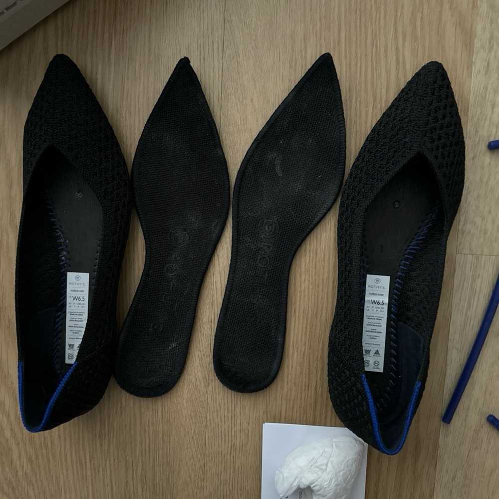 Rothy the pointe black flats - image 8