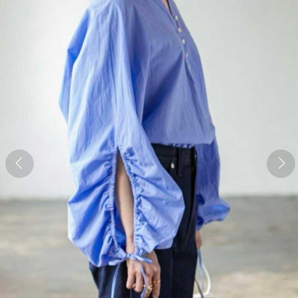 NOBLE Cotton Boil Slit Sleeve Blouse - image 4