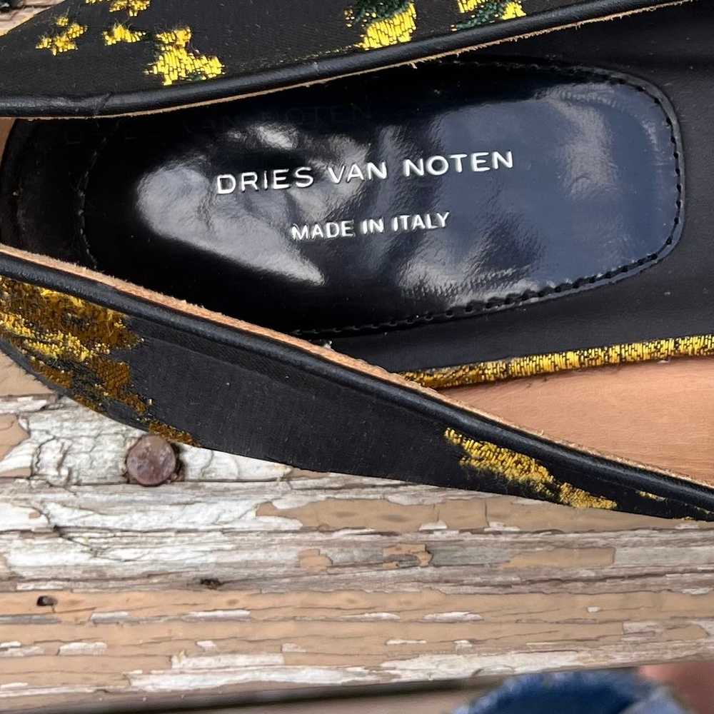 RARE Dries Van Noten individually unique flats - image 2