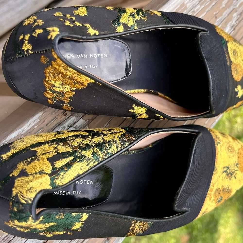 RARE Dries Van Noten individually unique flats - image 5