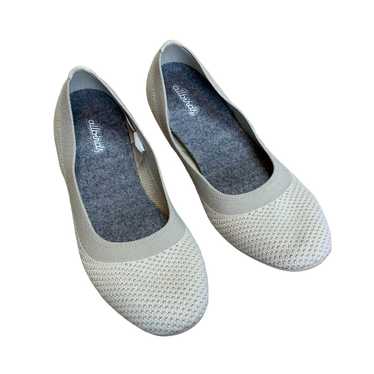 Allbirds Ballet Flats Tree Breezers Grey Cream Si… - image 1