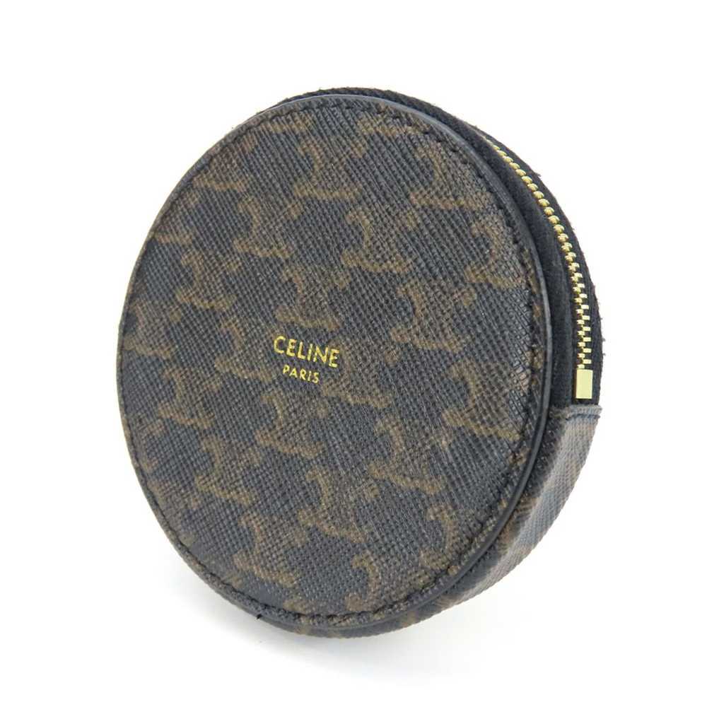 Celine CELINE Wallet/Coin Case Triomphe 10D222BQ3… - image 2