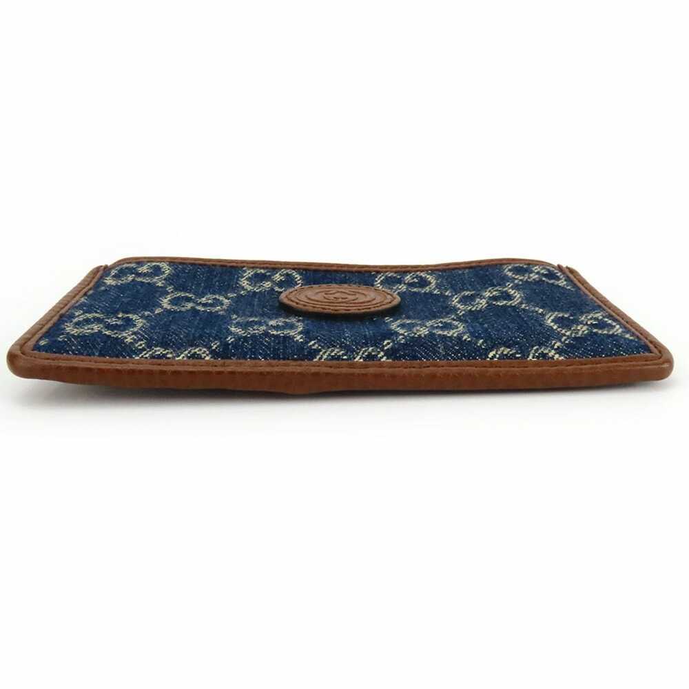 Gucci Gucci Wallet/Coin Case 697717 GG Denim Navy… - image 4