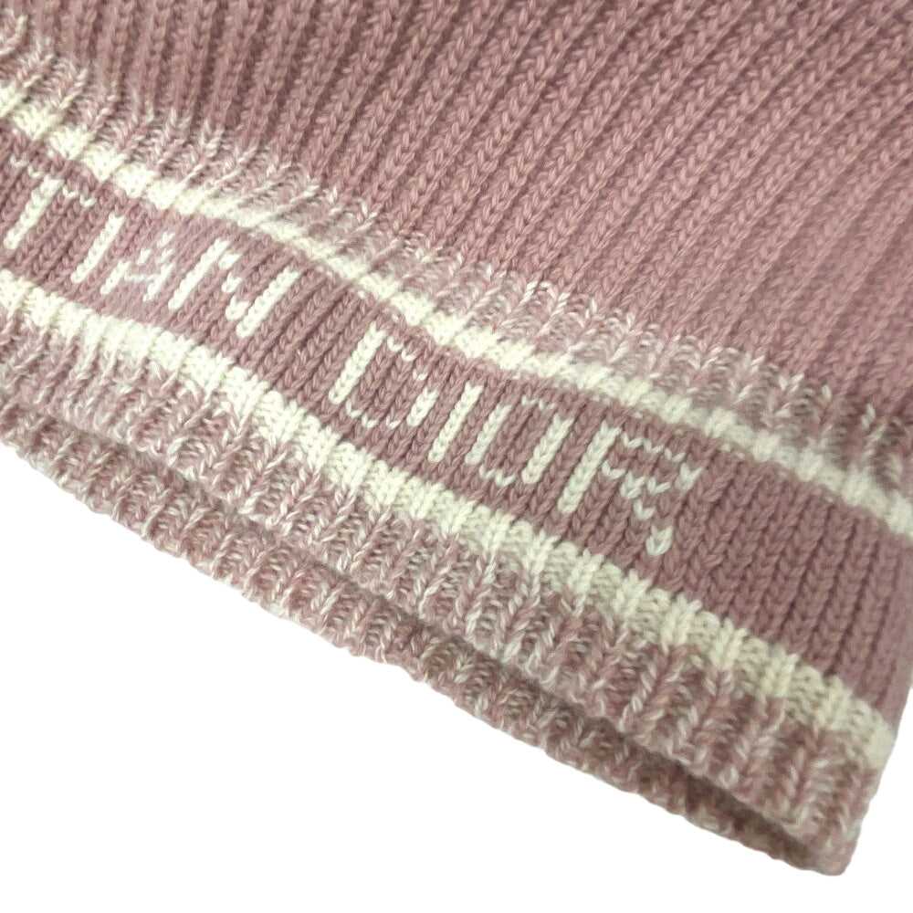 Christian Dior Knit cap Wool, Cashmere pink logo … - image 7