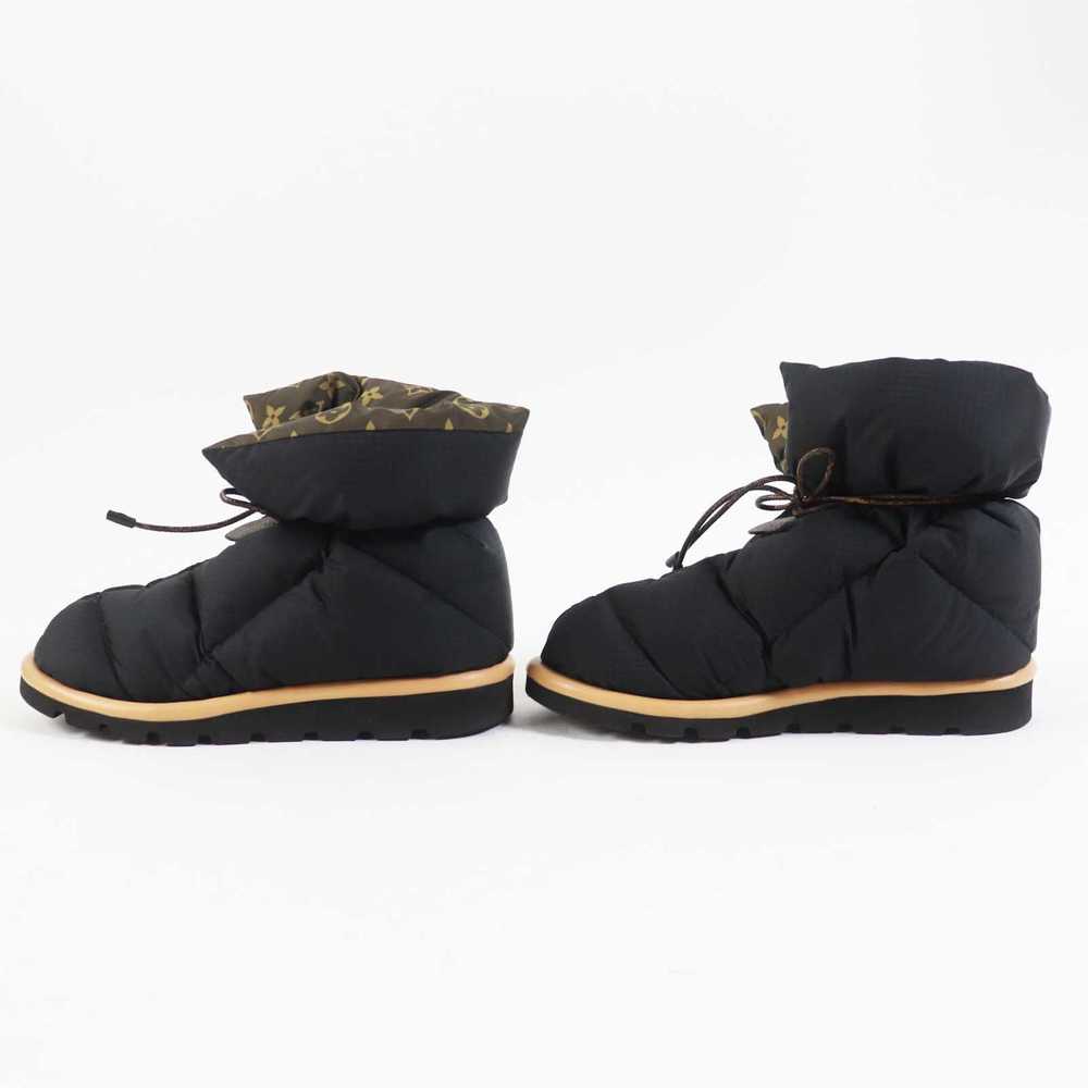 LOUIS VUITTON short boots Nylon type black pillow… - image 3