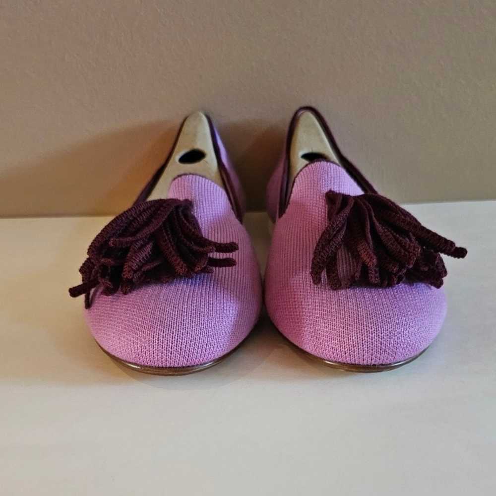 Rothy's The Merino Tassel Loafer Lavender Wool Bl… - image 3