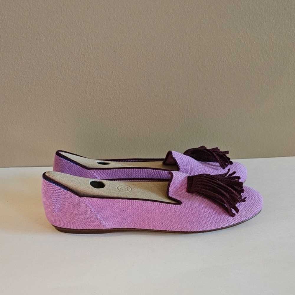 Rothy's The Merino Tassel Loafer Lavender Wool Bl… - image 5