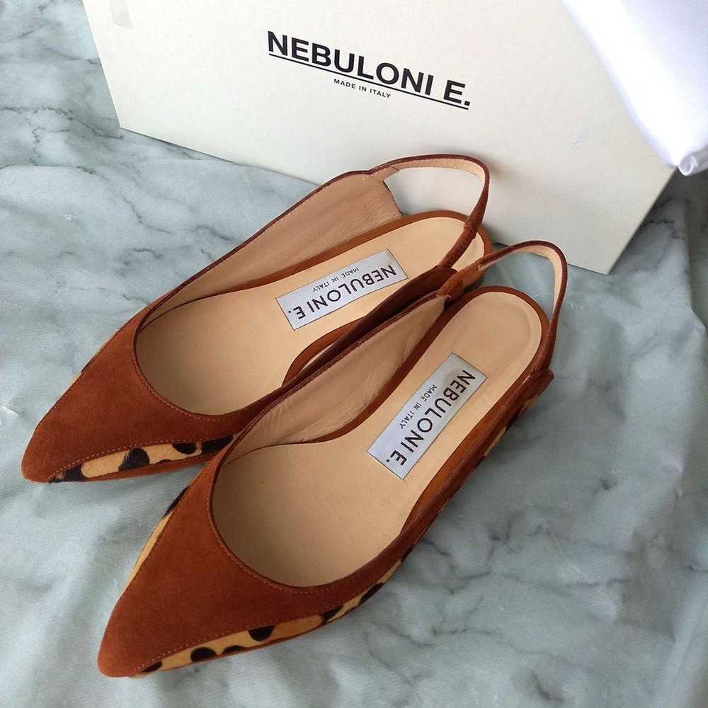 Nebuloni 35.5 Leopard Flat Pumps UNITED ARROWS - image 2