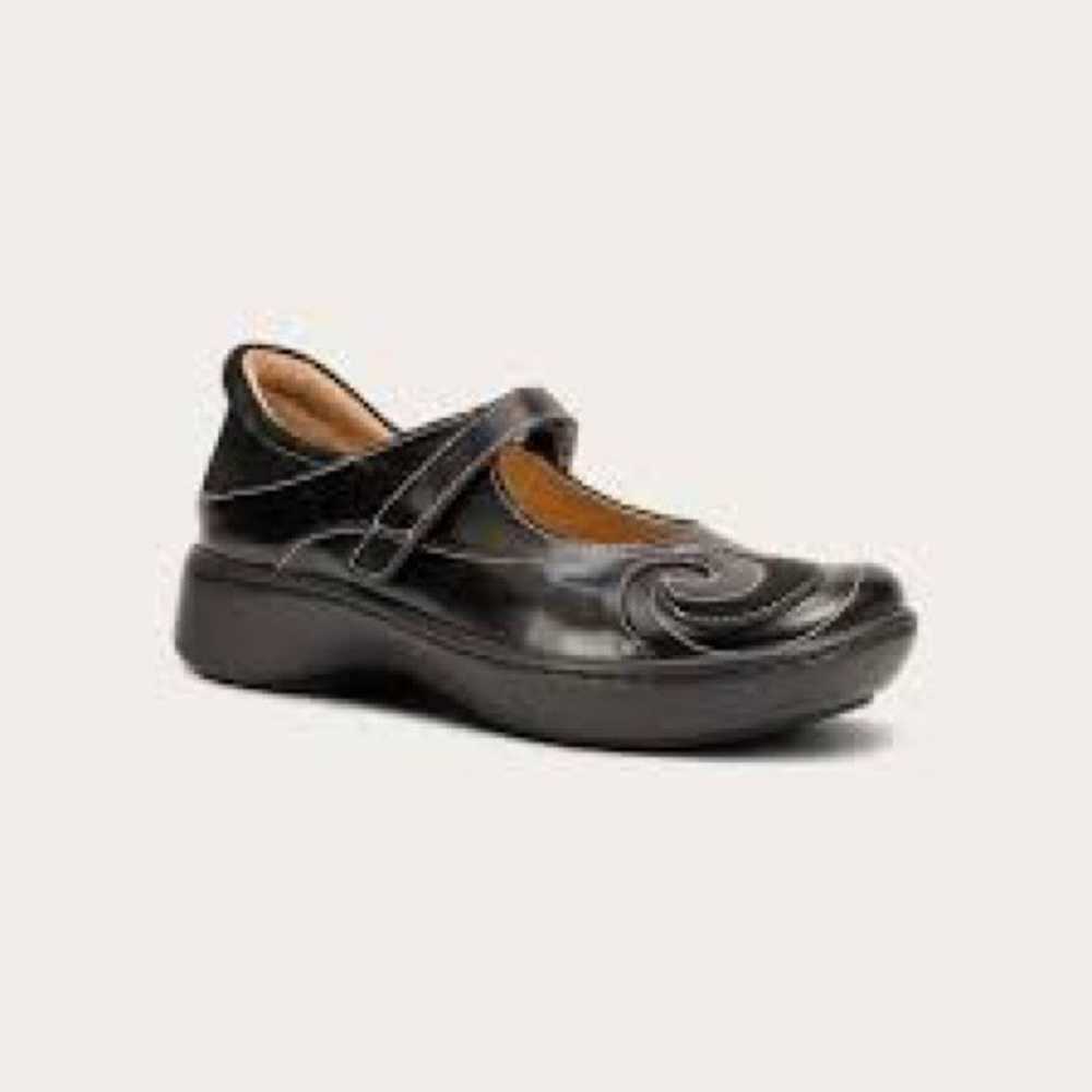 Naot Sea Mary Jane flats comfort Shoes black leat… - image 1