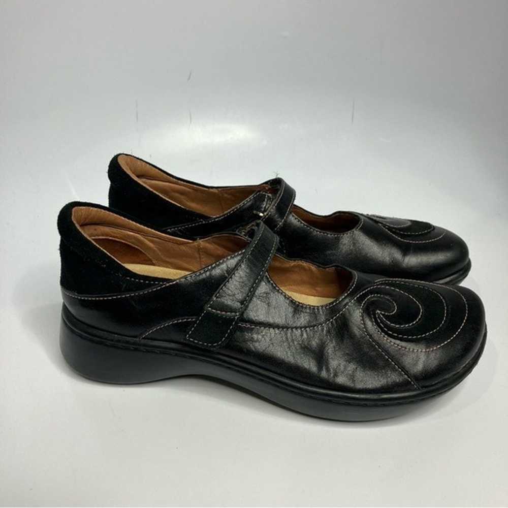 Naot Sea Mary Jane flats comfort Shoes black leat… - image 3