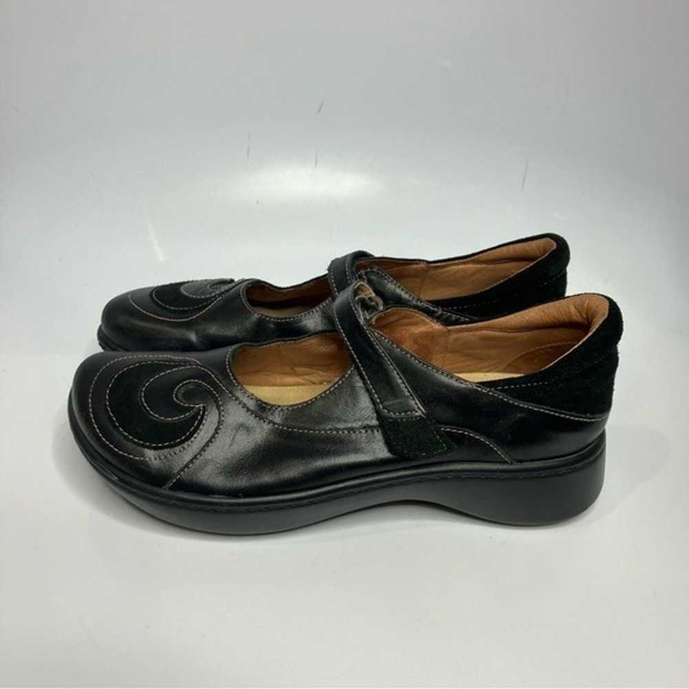 Naot Sea Mary Jane flats comfort Shoes black leat… - image 5