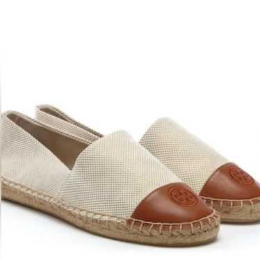 NWOB Tory Burch espadrilles tan size 11