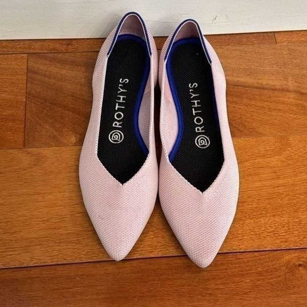 NWOT ROTHY'S Petal Pink Pointed Toe Flats  Retire… - image 2