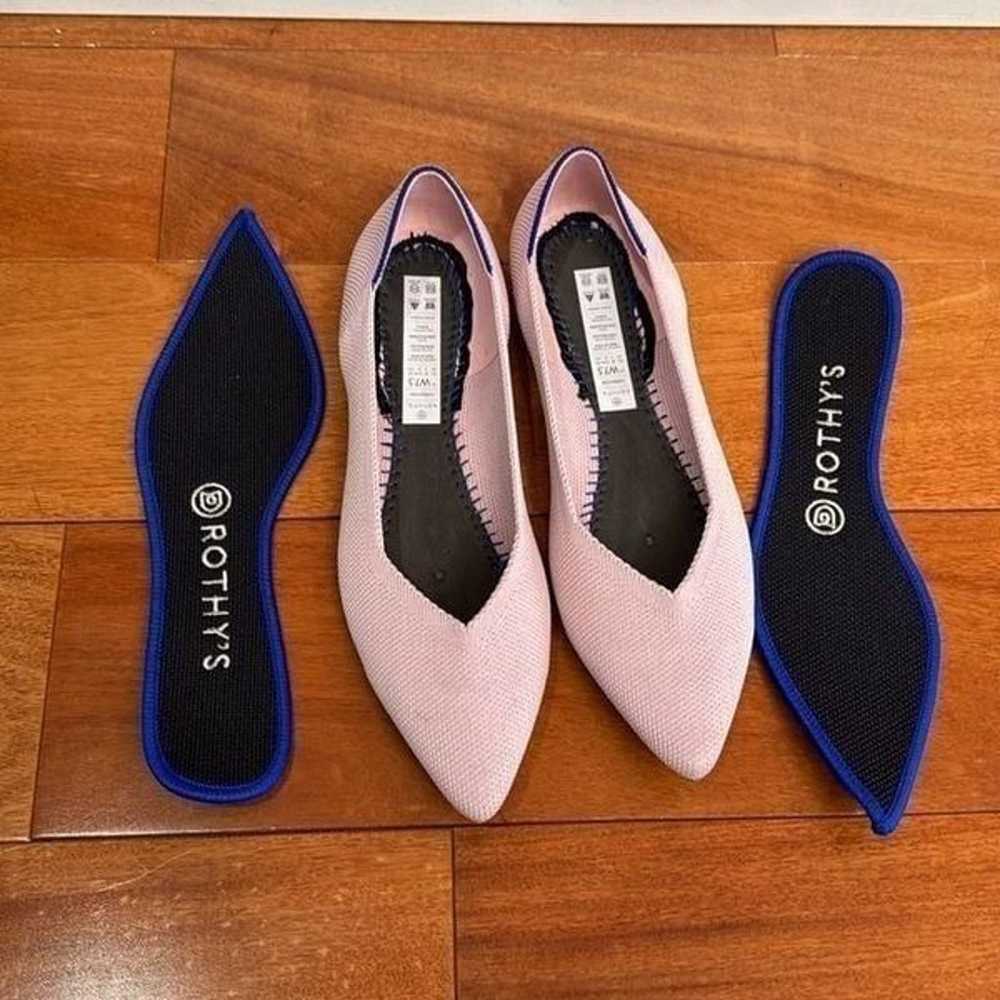 NWOT ROTHY'S Petal Pink Pointed Toe Flats  Retire… - image 5