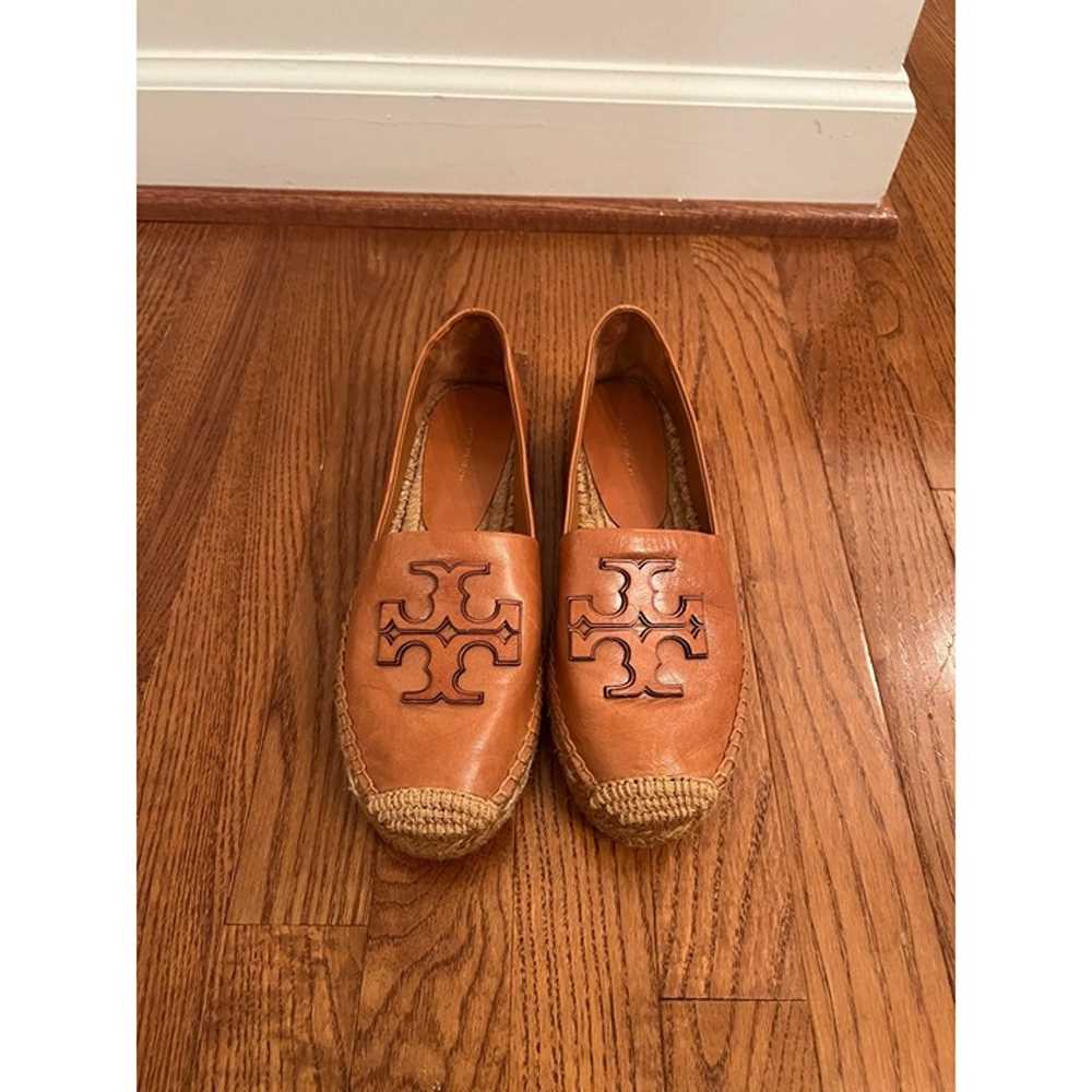 Tory Burch Women's Leather Platform Espadrilles L… - image 2