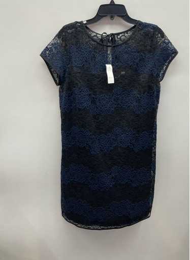 Loft Women Blue Short Sleeve Dress Sz 8 NWT