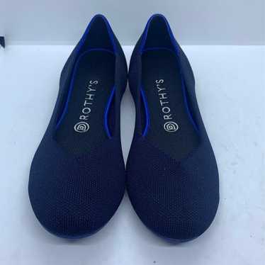 Rothys navy blue flats