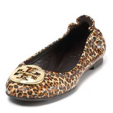 TORY BURCH REVA LEOPARD BALLET FLATS - image 1