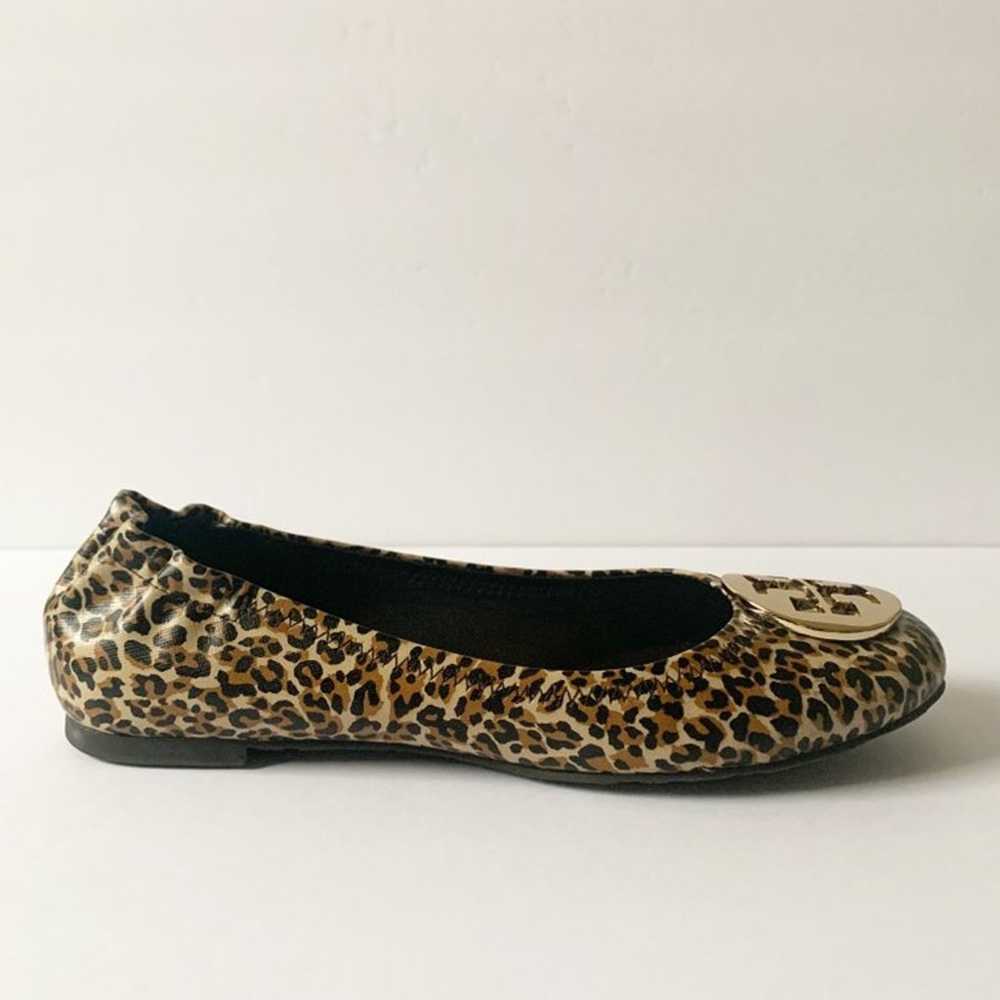 TORY BURCH REVA LEOPARD BALLET FLATS - image 2