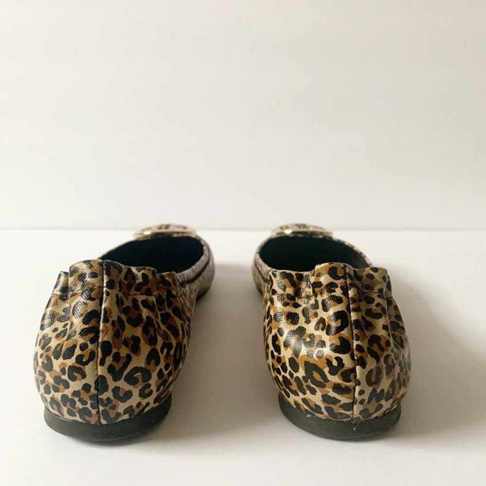 TORY BURCH REVA LEOPARD BALLET FLATS - image 7