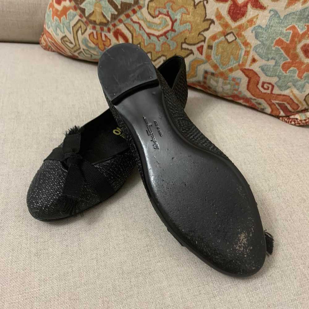 Salvatore Ferragamo tweed Flats Shoes Size 5 - image 9