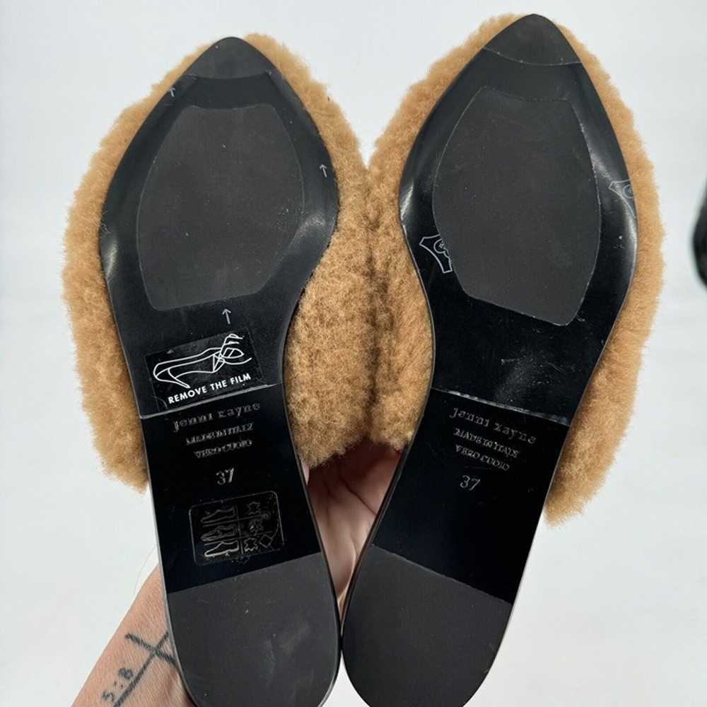 Jenni Kayne Shoes Women’s 37 7 brown shearling sl… - image 5