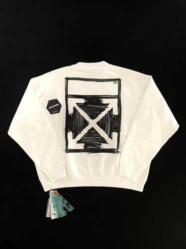 Off-White Off White Motif Marker Arrow Sweater