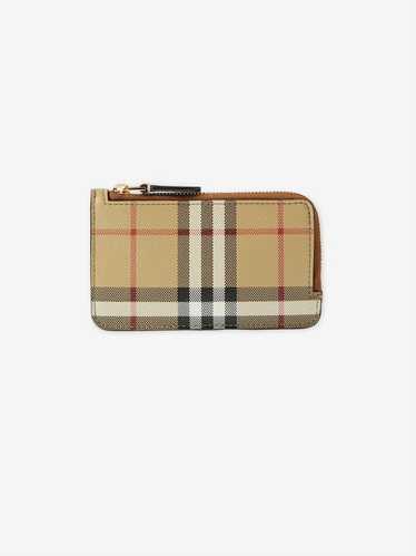 Burberry Burberry Check Zip Card Case