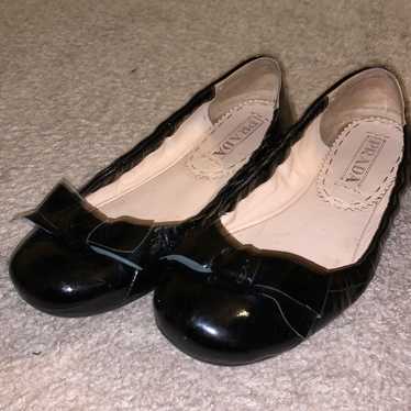 Black PRADA ballerina flats