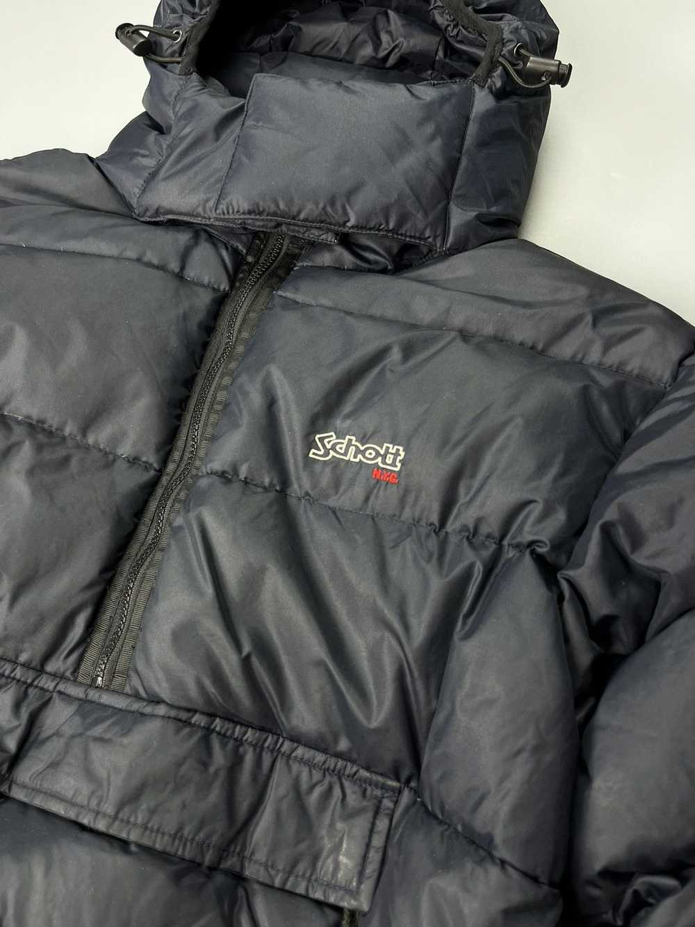 Schott × Streetwear × Vintage Schott down jacket … - image 3