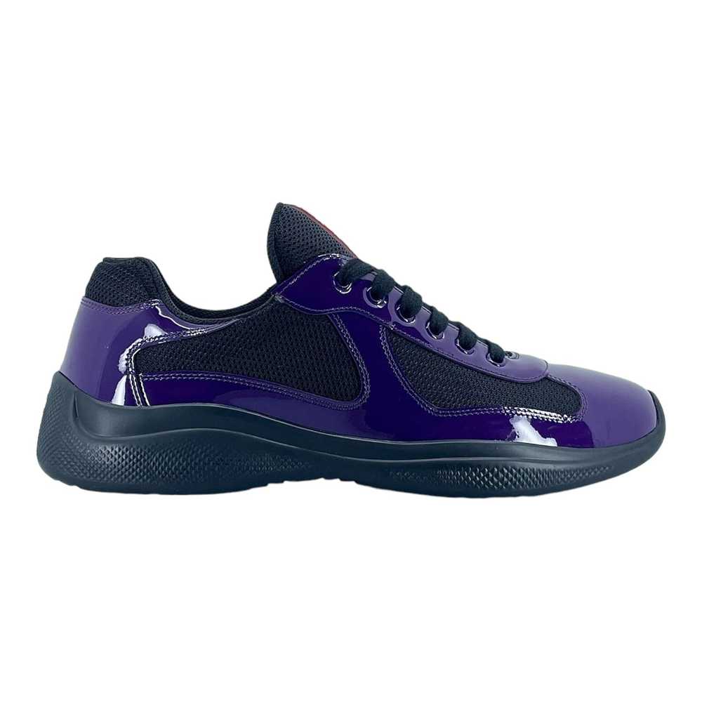 Prada America's Cup Sneaker Low Black Violet - image 1