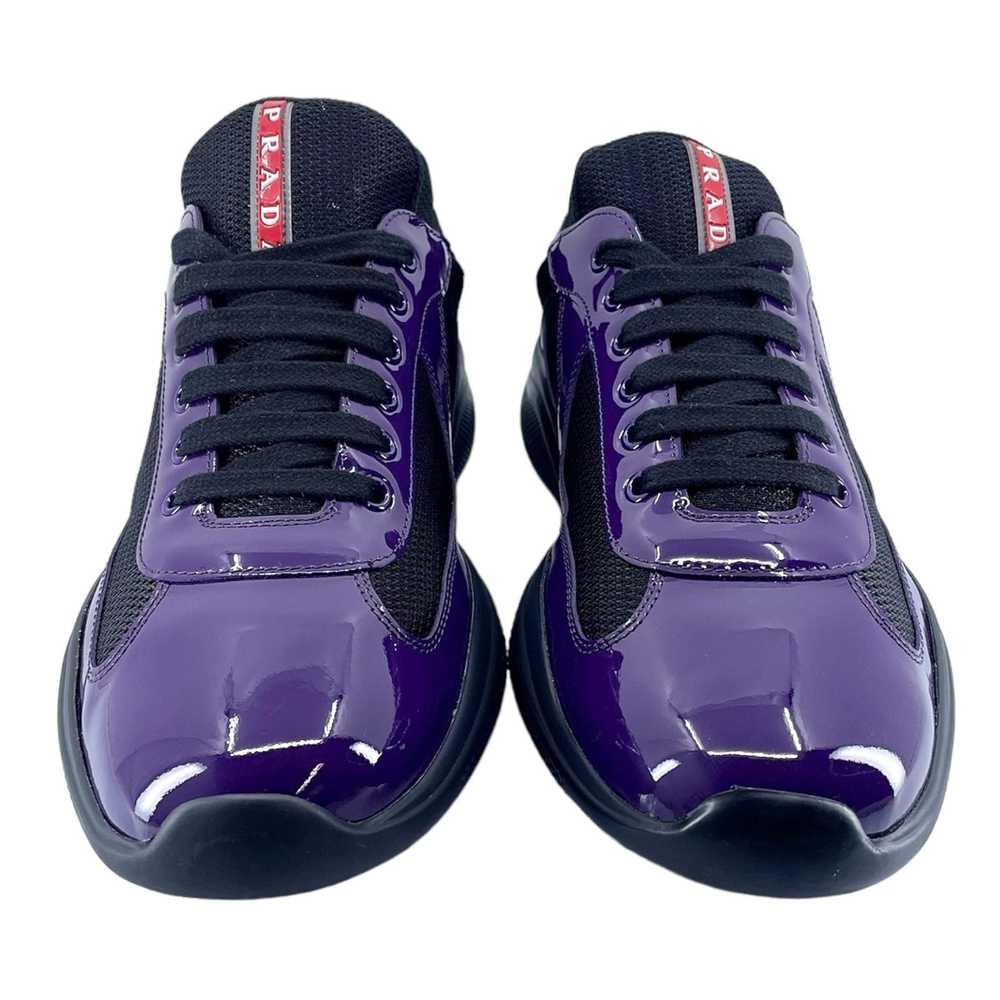 Prada America's Cup Sneaker Low Black Violet - image 5