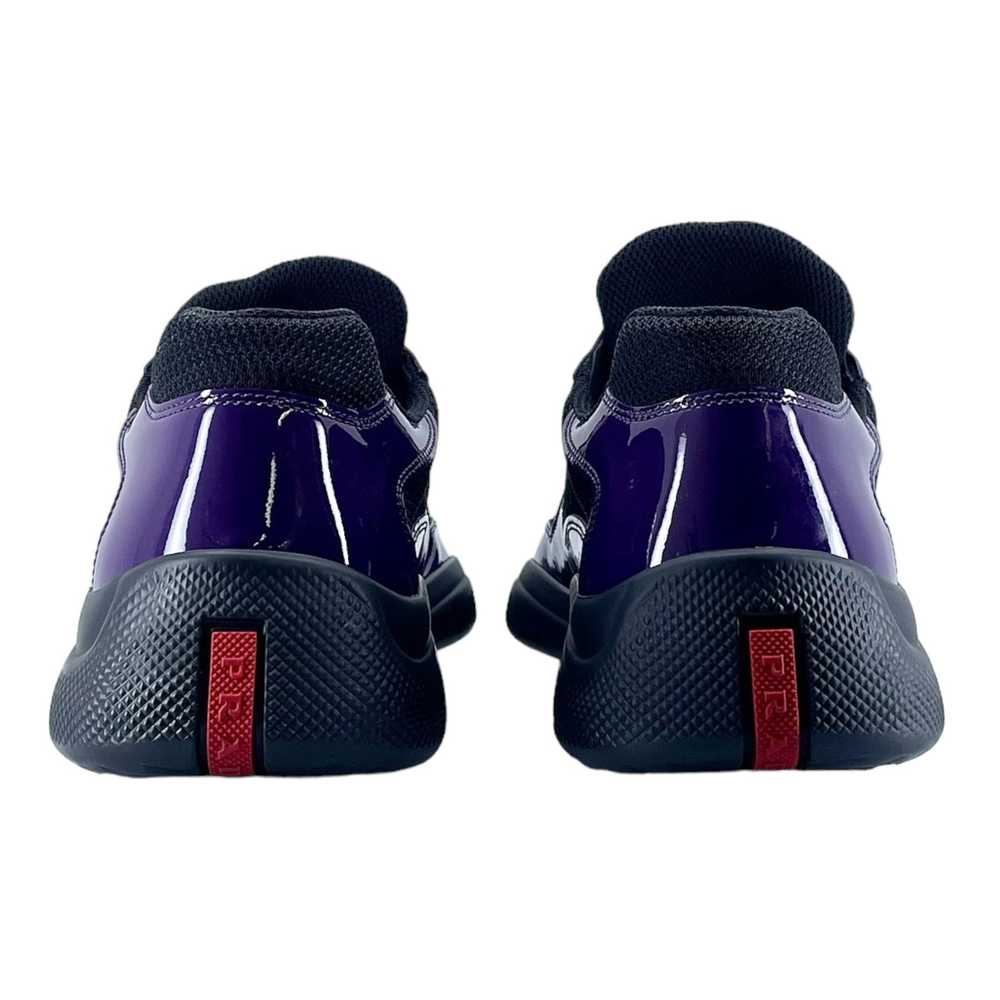 Prada America's Cup Sneaker Low Black Violet - image 6