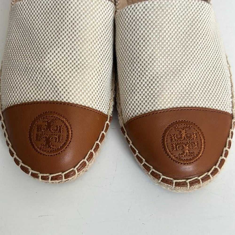 Tory Burch Color Block Canvas/Leather Espadrille … - image 5