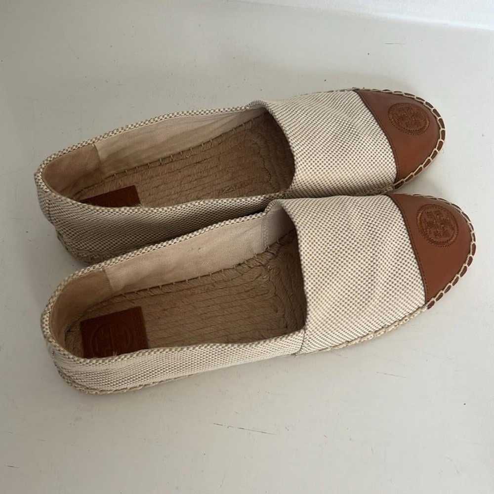 Tory Burch Color Block Canvas/Leather Espadrille … - image 7