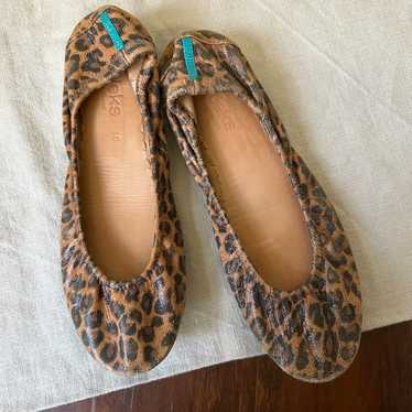 TIEKS by Gavrieli Leopard Print Ballet Flats Cheet