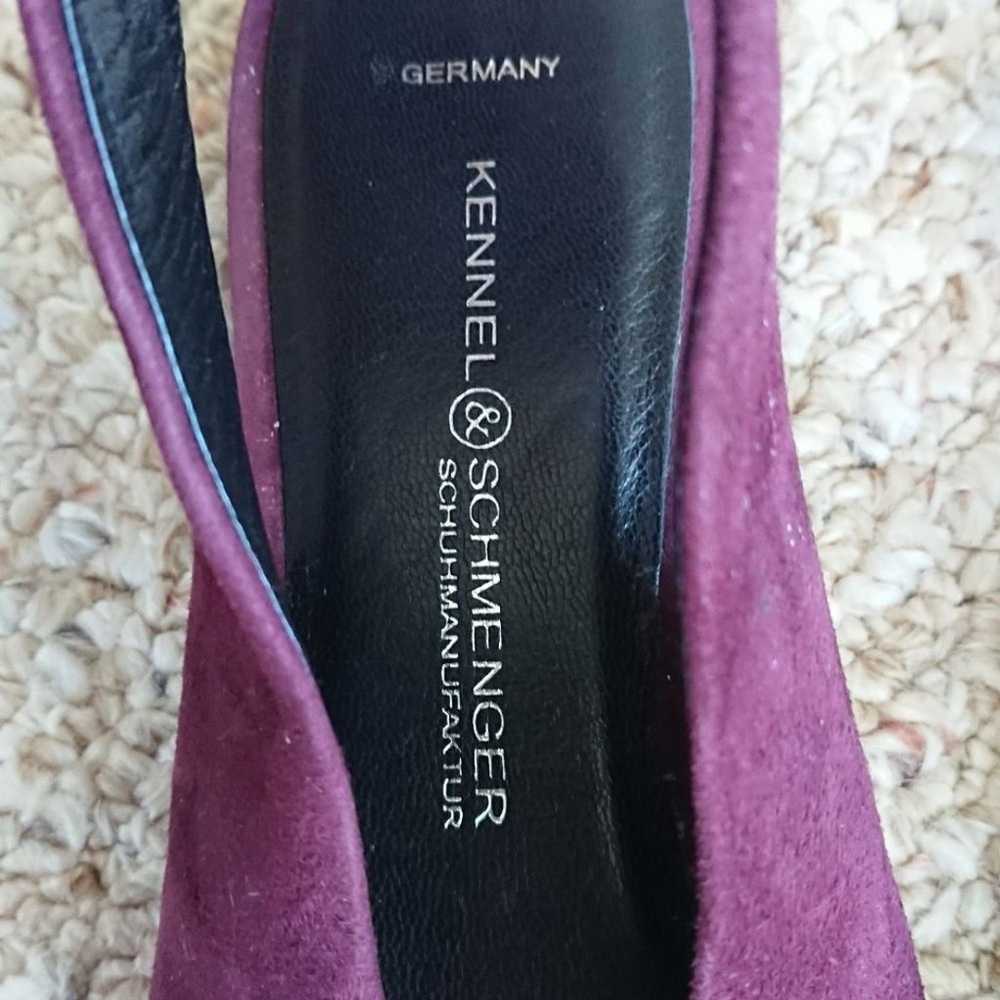 Kennel & Schmenger burgundy Slingback flats size … - image 11