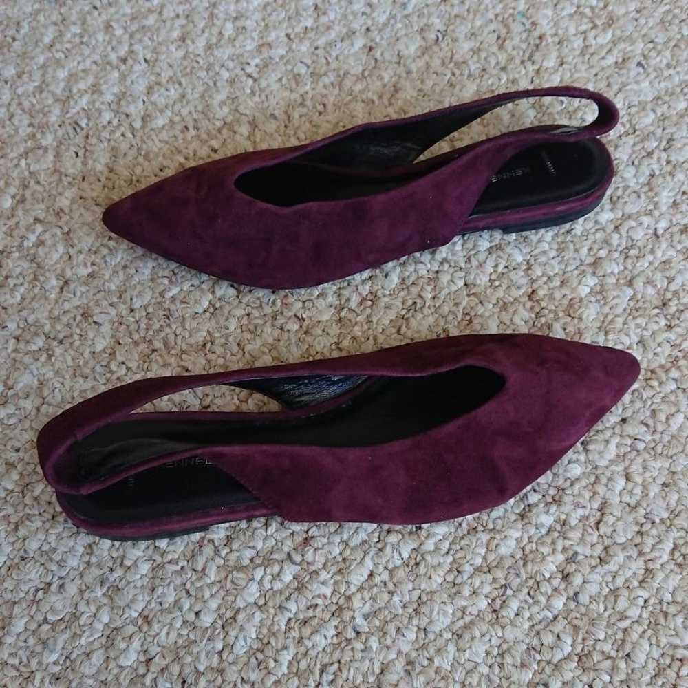 Kennel & Schmenger burgundy Slingback flats size … - image 2