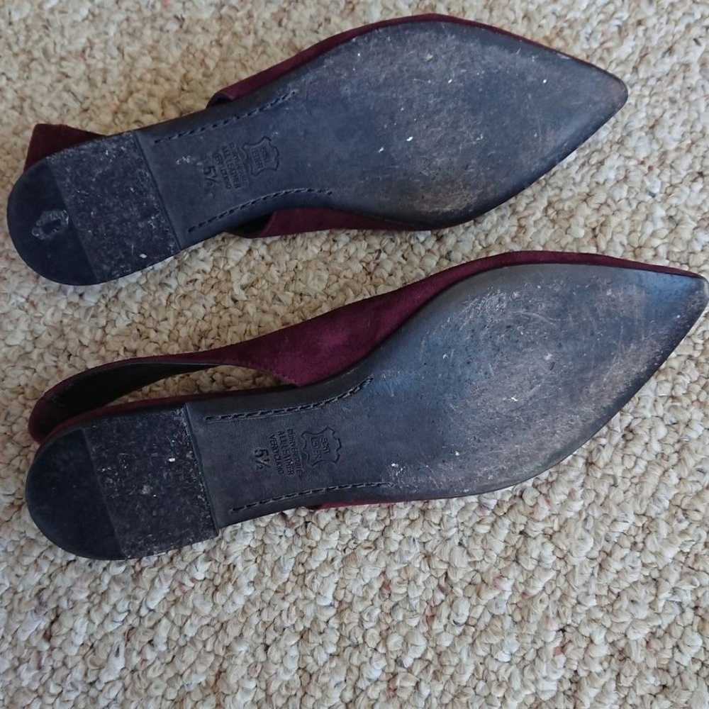 Kennel & Schmenger burgundy Slingback flats size … - image 9