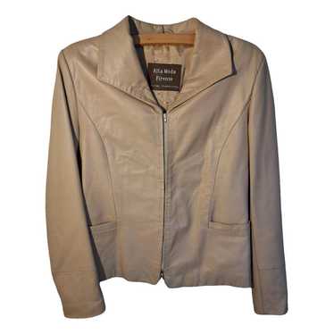 Non Signé / Unsigned Leather blazer - image 1