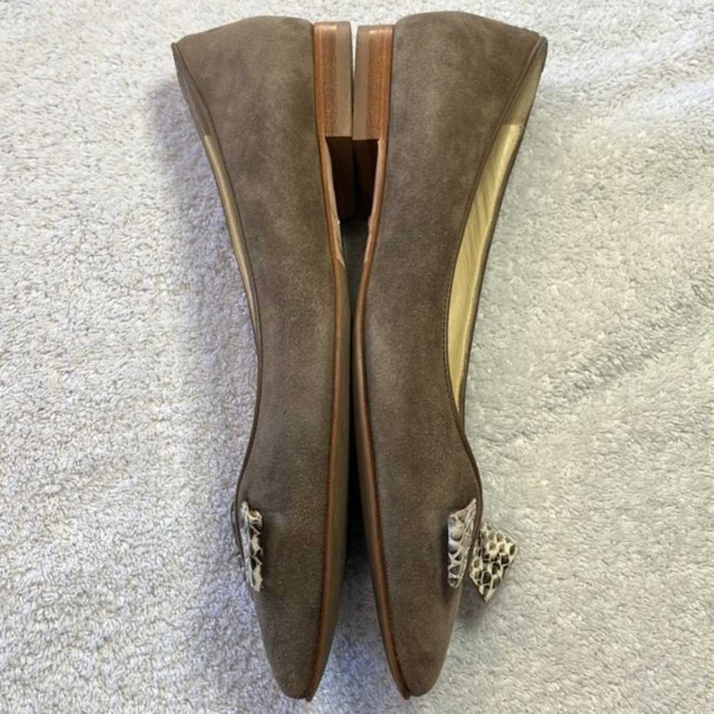 Sarah Flint Lana flats in taupe suede - image 7