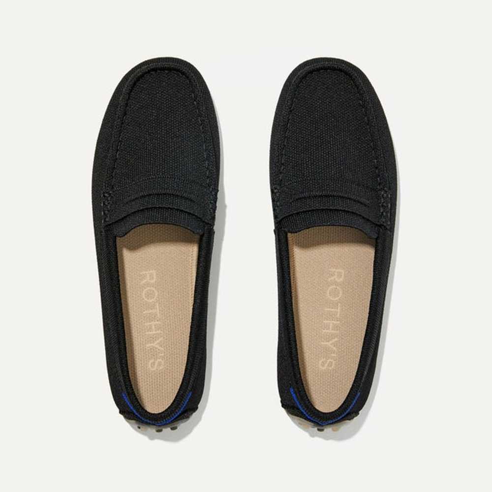 Rothy's The Driver Loafer Slip-On Lightweight Bla… - image 2