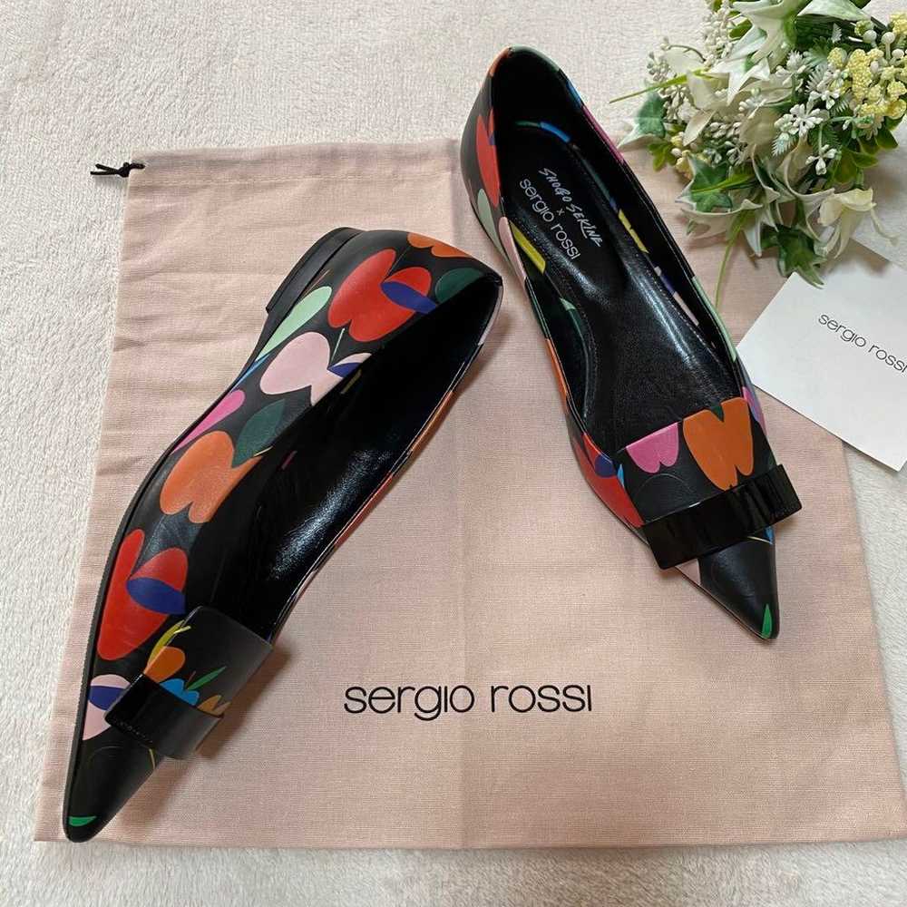 Rare Sergio Rossi flat shoes collaboration with S… - image 1