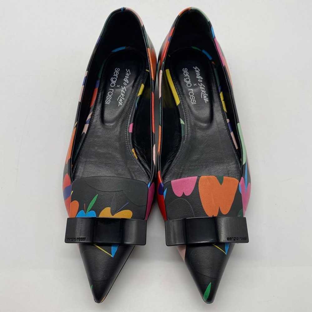 Rare Sergio Rossi flat shoes collaboration with S… - image 2