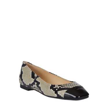 Jimmy Choo Gloris Square-Toe Snakeskin-Embossed Le