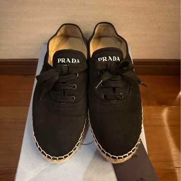 Prada flat shoes espadrilles.