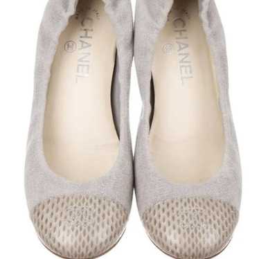 Chanel Cap Toe Ballet Flats - Sz 38.5