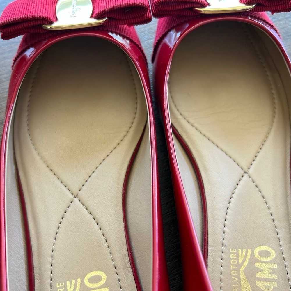 SALVATORE FERRAGAMO Varina Leather Flats - image 3