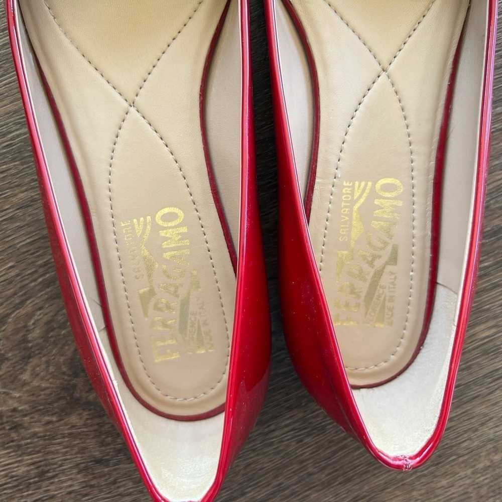 SALVATORE FERRAGAMO Varina Leather Flats - image 4